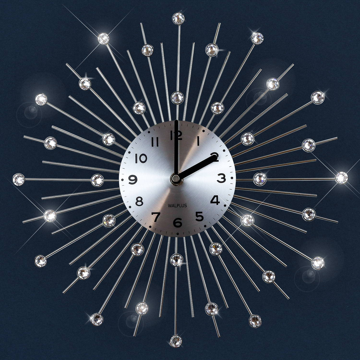 swarovski crystal clock